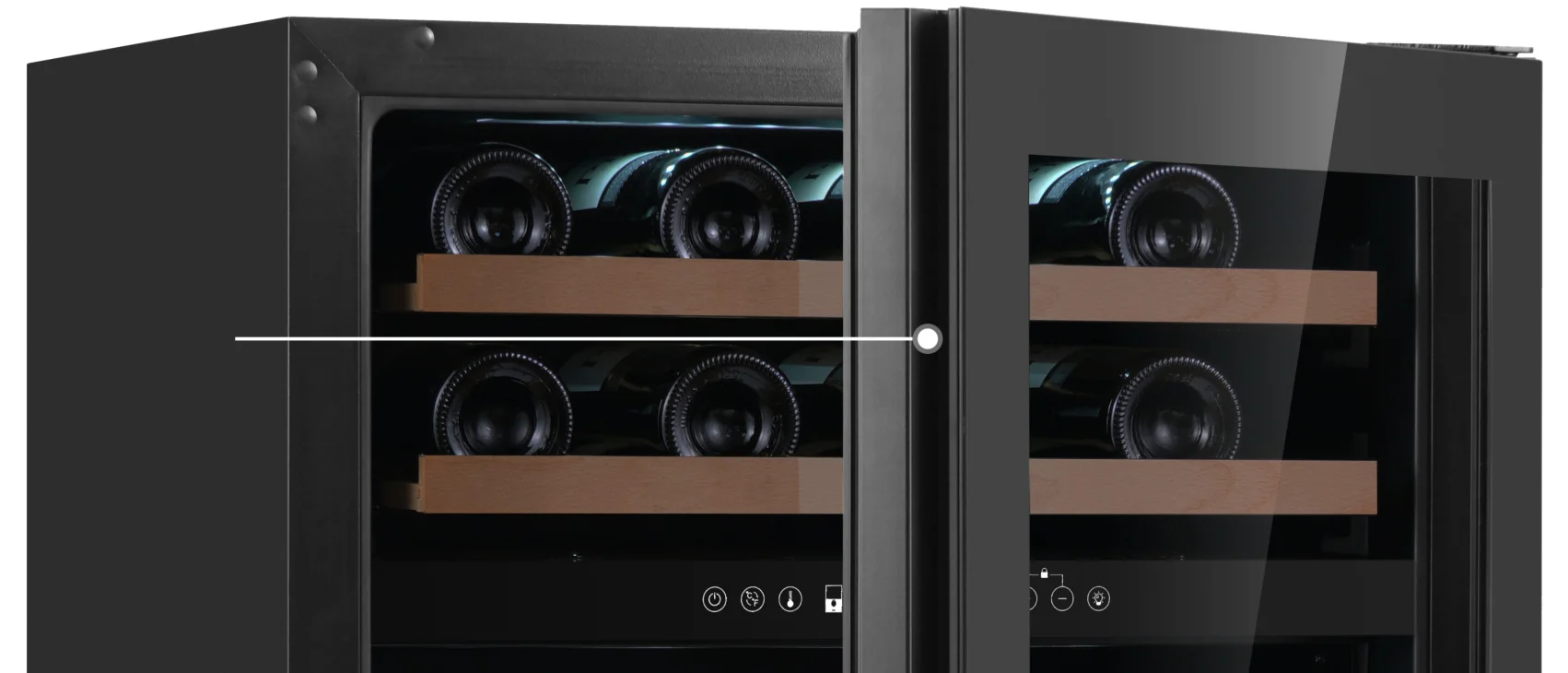 דלת עם ידית נסתרת